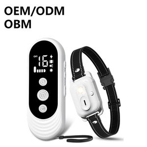 Oplaadbare Waterdichte Anti-Bast Hondentrainingshalsband Met Afstandsbediening Voor Alle Maten Honden Met Veiligheids Pieptrillingen - Product Image 1