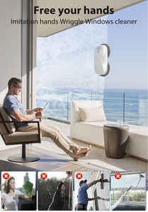 Robot Limpiacristales Inteligente, Robot <span class=keywords><strong>de</strong></span> Limpieza <span class=keywords><strong>de</strong></span> Vidrios, Aspiradora para Hogar, Hotel, Uso en Exteriores y Automóviles, Controlado por Aplicación, Totalmente Automatizado - Product Image 2