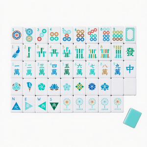 Tuiles de Mahjong Personnalisables Haut de Gamme 4 Couches Coquille de Tortue Tuiles de Mahjong Américaines avec Votre Design - Product Image 5