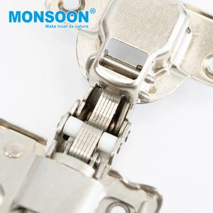 Charnières de meuble de cuisine 35 mm à clipser, à fermeture amortie, hydrauliques, en acier inoxydable, 3D - Product Image 6