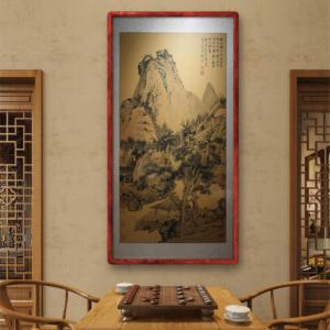 ภาพวาดม้วนกระดาษจีนทำมือ งานศิลปะภูมิทัศน์จีนแบบกำหนดเอง ภาพวาดภูมิทัศน์วาดด้วยมือ - Product Image 1