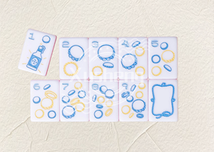 <span class=keywords><strong>Miss</strong></span> Denim 160 Sets - Fichas de Mahjong Blancas de Lujo, Modernas, Plegables, Hechas a Mano, Portátiles, de Acrílico, para Fiestas y Entretenimiento - Product Image 4