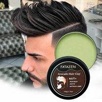 Cire d'abeille d'avocat longue durée finition mate et brillante tenue d'origine coiffure forte marque privée cire pour cheveux pommade argile pour cheveux pour hommes