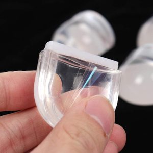 Boden wand puffers chutz, transparenter selbst klebender Tür stopper Kein Bohren für das Home Office Wände und Möbel schützen - Product Image 2