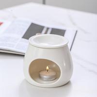 Nouveau Style blanc aromathérapie céramique bougeoir brûleurs d'encens parfum huile essentielle brûleurs cire fondre plus chaud