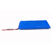 Paket Baterai Li-ion Custom Pouch Li-po Rechargeable Cell 104049 3.7V 1S2P 5200mAh dengan Katoda LiCoO2 dan Sertifikasi IEC62133 CE UL1642