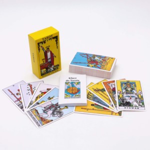 Nouvelle mode Simple surnaturel Original <span class=keywords><strong>Oracle</strong></span> faible peur feuille d'or ensemble Tarot livraison directe fabricant - Product Image 2