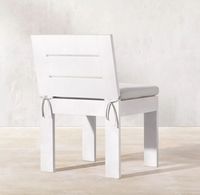 Ensemble de salle à manger d'extérieur de luxe moderne en alliage d'aluminium durable résistant aux intempéries pour hôtel, villa, jardin et patio - Table et chaises imperméables
