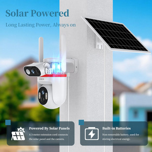 LS VISION Ubox 新型 ソーラー IP66 防水 4G ネットワーク CCTV カメラシステム 6MP ソーラーセキュリティカメラ WiFi 屋外 Ubox アプリ - Product Image 5