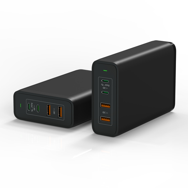 PD3.1 QC4.0 GaN 200W 240W 245W USB-C 4 PORT PD Charger 3C+1A 2C+2A 3C+2A Desktop Charger Station Super Fast Charging for Laptop