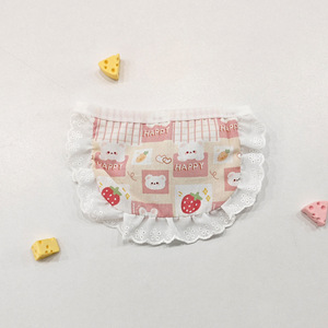 Cute floral bibs for pet cats and dogs, decorative items for poodles, <b>teddy</b> <b>bears</b>, and <b>small</b> dogs; adjustable drool bibs. - Product Image 4