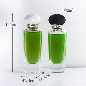 100ml độc đáo hình rõ ràng chai nước hoa thủy tinh với kết cấu mái vòm cap dày dưới nước hoa <span class=keywords><strong>Atomizer</strong></span> - Product Image 6