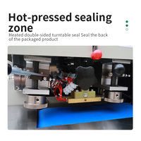 Machine d'emballage alimentaire multifonctionnelle automatique de haute précision, enveloppeuse horizontale avec étiquetage pour sacs/films/feuilles