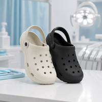 Chaussures de bloc opératoire style Crocs pour hommes et femmes, nouvelle collection 2025, semelle épaisse antidérapante, pantoufles d'infirmière conduites comme des pantoufles.