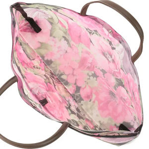 Sac fourre-tout pour femmes, poignée fleurie, sac en maille, écologique, réutilisable, sac fourre-tout pour femmes - Product Image 3