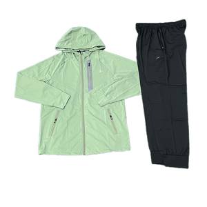 Vintage Men's Outdoor Running Fitness Hooded Drawstring Casual <b>Jacket</b> Leopard Pattern 100% Nylon Patchwork Lightweight 2 <b>Summer</b> - Product Image 1