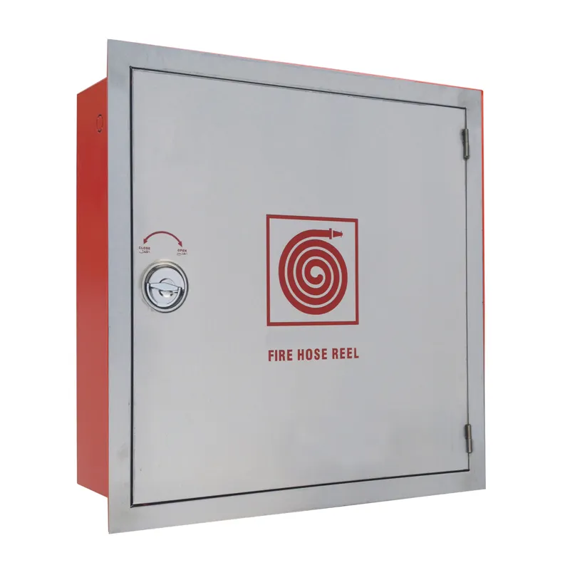 Fire Cabinet Thickness Optional Fire Sprinkler System Single Door White Color Fire Hose Reel Angle Valve Cabinet