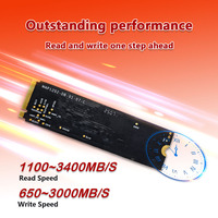 BORY M.2 NVMe PCIe 4.0 SSD Internal 128GB-2TB NGFF 890 3000MB/s Baca/1900MB/s Tulis