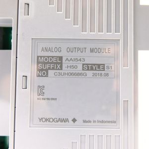 โมดูล Yokogawa S1 PLC รุ่น AAI543H50 โมดูลเอาต์พุตแบบอะนาล็อกสำหรับ PLC และระบบควบคุมอุตสาหกรรม พร้อมการรับประกัน 12 เดือน - Product Image 3