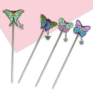 Insignia <span class=keywords><strong>de</strong></span> decoración personalizada <span class=keywords><strong>de</strong></span> alta calidad, palillos para revolver bebidas, palillos <span class=keywords><strong>de</strong></span> dientes, tenedor <span class=keywords><strong>de</strong></span> fruta del desierto - Product Image 4