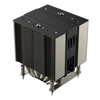 COOLSERVER CS-1700-4UR29 Radiateur de serveur CPU haute puissance à 6 caloducs de 13e génération, refroidisseur d'air avec ventilateur PWM à double roulement à billes et contrôle de vitesse