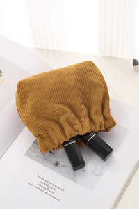 Portable cosmétique petit velours côtelé Popper élastique sac de rangement pochettes de maquillage pour rouge <span class=keywords><strong>à</strong></span> lèvres organisateur pour voyage maison cadeaux - Product Image 6