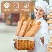 Sac à pain en papier biodégradable avec fenêtre, sacs à pain résistants à la graisse, certifiés FSC, emballage de boulangerie compostable pour pain au levain et pain grillé