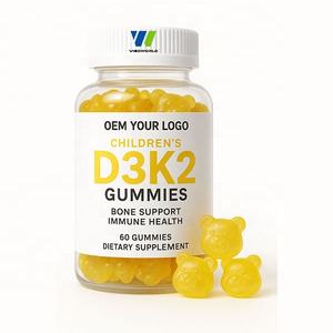 Vigoworld OEM yeni varış 1000IU vitamini <span class=keywords><strong>D3</strong></span> K2 Gummies kalsiyum ile çocuklar için kemik ve kas desteği şekersiz <span class=keywords><strong>D3</strong></span> Gummies - Product Image 1