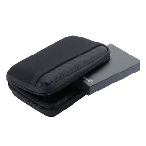 Tragbarer kleber schwarz eva reiß verschluss kleines gehäuse für festplatten 2,5 wd externes festplatten gehäuse - Product Image 2