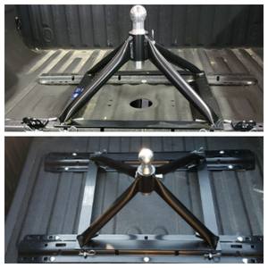 LUNSHUO Ultimate 5th Wheel Connection Rail Mount Hitch Kit para RV Camper Adaptador de cuello de cisne (rieles no incluidos) - Product Image 6