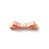 Vente en gros d'usine : Mini nœuds en ruban faits main, pré-noués, en satin polyester-coton multicolore pastel, avec pinces à cheveux en tissu lisse