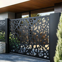 HIMOWAY Bestseller Outdoor Lasergeschnittene Platten Aluminium Edelstahl Industriedesign Gartenzaun Geländer Terrasse Balkon