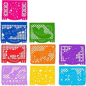 Banderines Temáticos del Día de <span class=keywords><strong>los</strong></span> Muertos Mexicanos para Fiesta, 15x15cm, ChenWang - Product Image 6