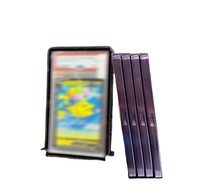Protecteur de cartes gradées en aluminium magnétique résistant aux UV avec cadre métallique