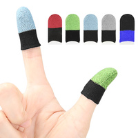 Manchettes de jeu mobile, protège-doigts respirants anti-transpiration pour écran tactile, gants fins antidérapants pour jeux sur téléphone