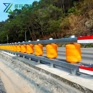 Barrera DE SEGURIDAD rodante, barandilla de carretera, barrera de rodillos, barrera de barandilla EVA, barandilla antichoque, tráfico - Product Image 4