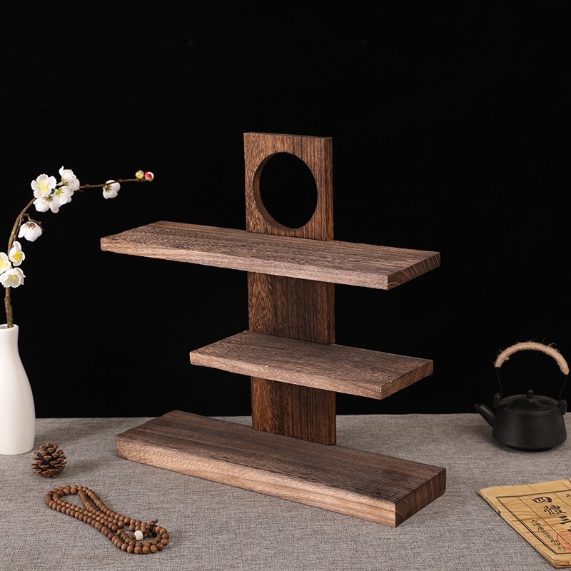 Used shelf carbonized shelf