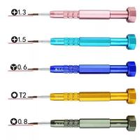 Juego de Destornilladores Mini Phillips y Y0.6, Herramientas de Desmontaje para Reparación de Teléfonos, Relojes y Juguetes