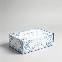 Emballage en papier pour gâteaux et snacks à emporter, écologique, biodégradable, en carton pliable, avec logo personnalisé
