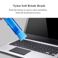 Kit de nettoyage d'écran LCD Premium Dépoussiéreur Spray de nettoyage d'écran TV pour ordinateur portable et nettoyeur d'écran à brosse