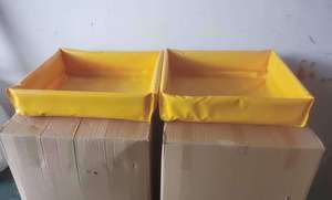 Barrage anti-déversement portable en PVC pour le confinement des déversements d'hydrocarbures et le stockage de produits chimiques - Product Image 6