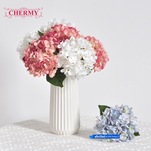 TH1520 Venta al por mayor Boda Decoración Bunga Hortensia Flores artificiales <span class=keywords><strong>Flor</strong></span> falsa - Product Image 5