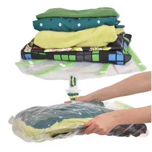 Пластиковые вакуумные пакеты для хранения одежды, вакуумные пакеты для хранения одежды, для путешествий, экономия пространства, низкая цена