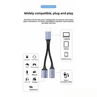 Câble USB Type-C Type-A femelle avec port OTG pour le chargement et le transfert de données pour claviers externes, souris, cartes de capture, clés USB