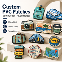 Badge en caoutchouc souple PVC pour valises, appareils photo et bagages – Motif avion – Idéal pour les voyages et les vacances