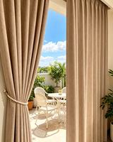 Cortinas Plegables Verticales Opacas Personalizadas para Ventanas de Sala de Estar, Tratamientos de Ventanas Modernos y Minimalistas para Oficina y Hogar