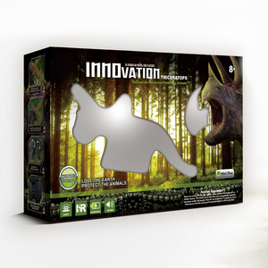 Jouets de dinosaures en plastique télécommandés à infrarouge pour les enfants, simulation de <span class=keywords><strong>triceratops</strong></span> rc à pied, Offre Spéciale - Product Image 6