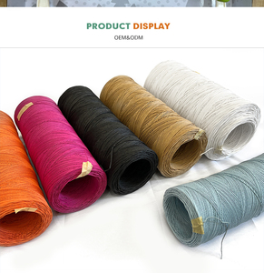 Eco Friendly Thick Colored <b>Paper</b> Cord Gift <b>Wrap</b> Strapping Rope 2000m/<b>Roll</b> For Hardware Toy Tableware Packaging - Product Image 6