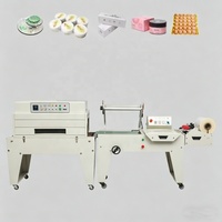 Machine d'emballage sous film rétractable semi-automatique multifonctionnelle avec scelleuse en L pour boîtes en carton, sachets, aliments, cigarettes, vêtements