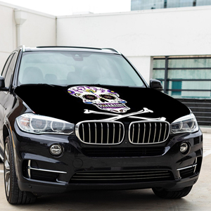 5X4ft Custom Car Hood Cover <b>Flags</b> the Day of the Dead in Mexico Sports Games Suitable for Most Cars and Best Gift Hood Cover - Product Image 3